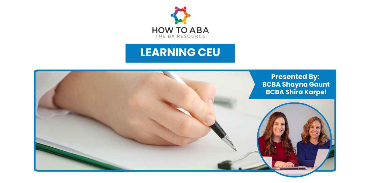 Measuring Progress for ABA Programs: From Baseline through Mastery ...